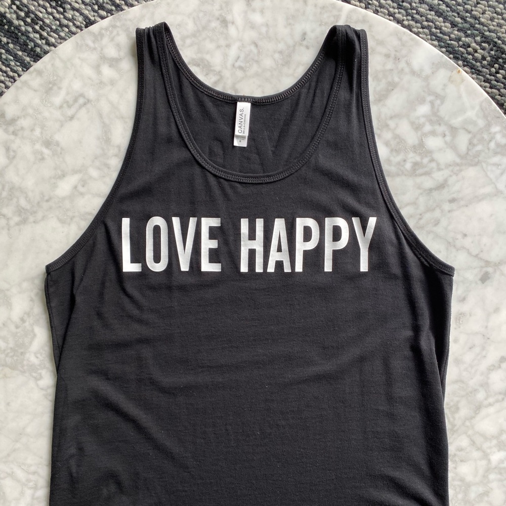 Black tank with Beyoncé lyrics